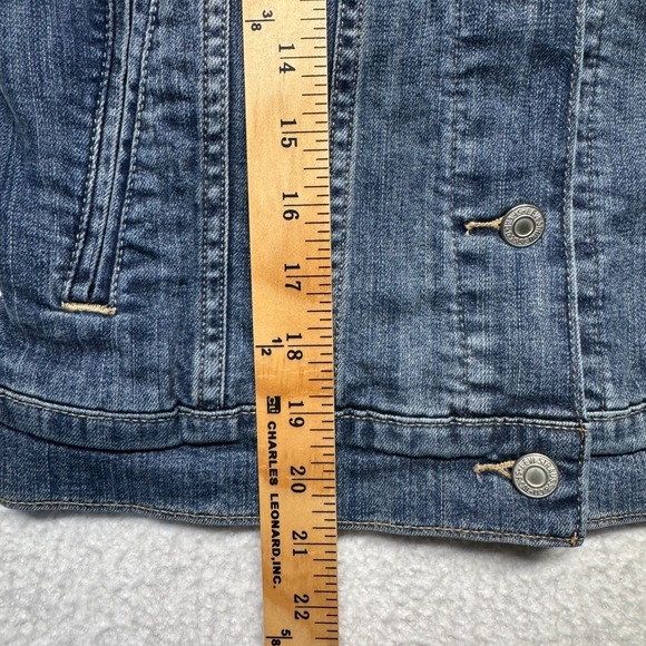 Levi Denim Jean Jacket Blue Women's Size Small - Picture 9 of 13